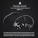 Dacom Athlete Waterproof Bluetooth headset Wireless sport headphones stereo music earphones fone de ouvido with microphone & NFC (Black)