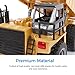 RC Dump Truck,Full Functional Remote Control Construction Vehicle Dump Truck Toy with Lights & Sounds for Kids