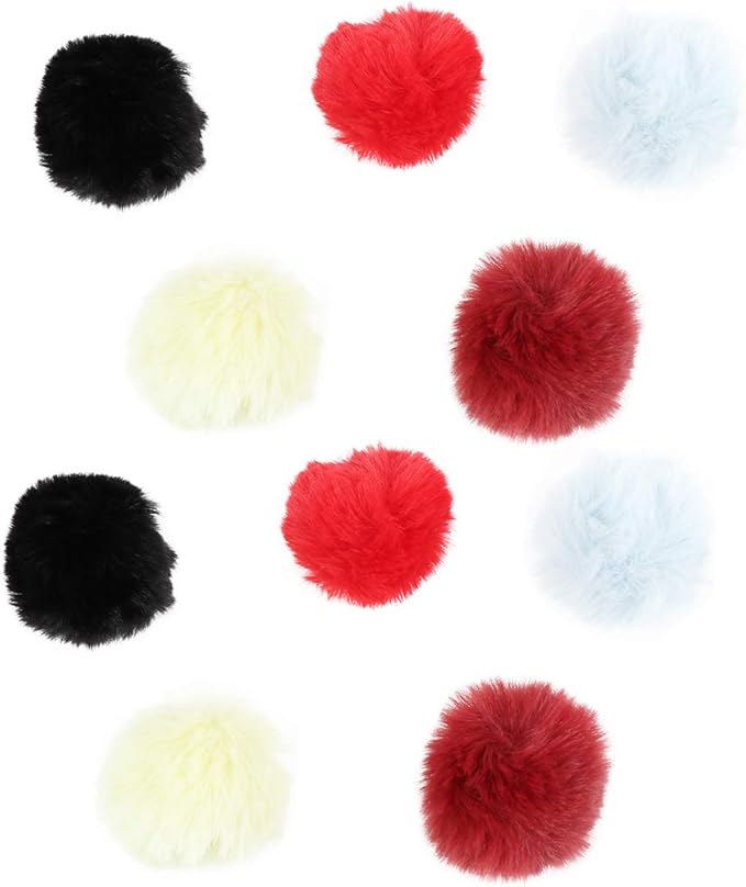 Popetpop Chat Pom Pom Boules Assorties Couleur Doux Chat Jouet Boules Chaton Jouets Pompon Boules 4 Cm 10 Pcs Amazon Fr Animalerie