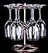 Noarks Classic Elegant Bronze Metal Tabletop 6 Wine Glass Holder - Disassemble Wine Glass Rackonly holder, not with wine glass (Bronze)