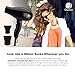 Osensia Hair Dryer - Professional Tourmaline Ionic Ceramic Blow Dryer with 2 Nozzle Attachments and Travel Bag - Negative Ions 1875W Salon Fast Drying Hair Styling Tool