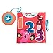 Baby Genius 1-2-3 Count Soft Activity Book with Sound for Infants by Manhattan Toy