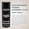 TOPPIK-Hair-Fibers-Dark-Brown-275-g Toppik Hair Building Fibres Powder, Dark Brown, 27.5g Bottle - for A Thicker-looking Hairline, Crown and Beard, Instant…