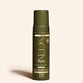 Nuda ToneFoam Olive Express Tanning Mousse | Pink & Red Undertone-Correcting Self Tan with PowerGlow+ Tan Boost Complex | Vegan & Cruelty Free | Streak-Free, Natural Looking Tan, (6.4 Fl Oz)