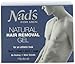Nad's No-Heat Hair Removal Gel for Men, 1 Kit