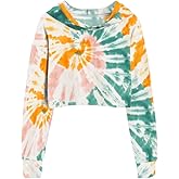 Imily Bela Kids Crop Tops Girls Hoodies Cute Plaid Long Sleeve Fashion Sweatshirts