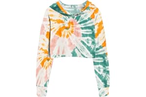 Imily Bela Kids Crop Tops Girls Hoodies Cute Plaid Long Sleeve Fashion Sweatshirts