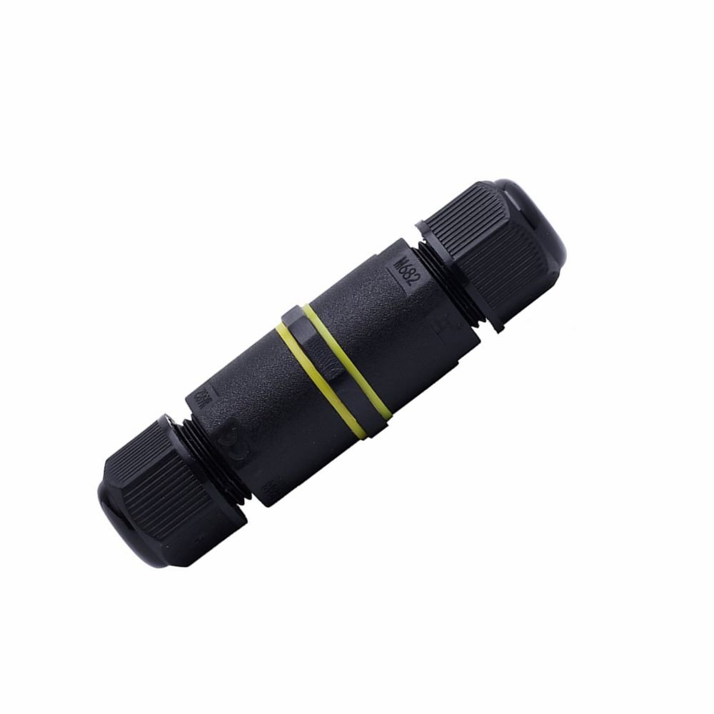 PRODDELI IP68 Waterproof Junction Box Outdoor Electrical Cable Connector External Sleeve Coupler 3 Pin 9A 450V 4-8mm Range (6 Pack)