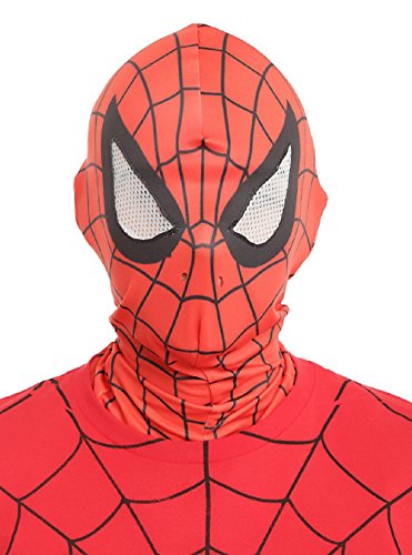 Marvel Spider Man Face Mask With Mesh Eyes Adult One Size