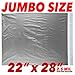 22x28 Jumbo Self-Seal Poly Mailer Bags 2.5 Mil (10 Pack Silver)