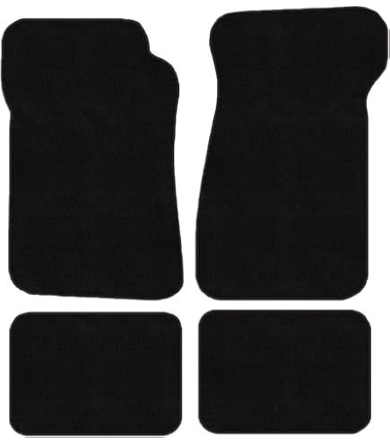 Alfombrillas Para Chevrolet Camaro Coupe Negro Blanco Nubuck 1982-1992