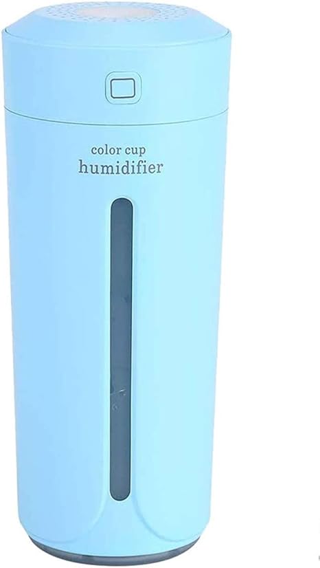 Amazon Boread ミニカップ加湿器 小型usb車用加湿器 7色ナイトライト 230mlタンク 自動シャットオフ ノイズフリー デスクトップミスト 小型加湿器 赤ちゃん 旅行 オフィスや寝室用 ブルー Boread 加湿器 通販