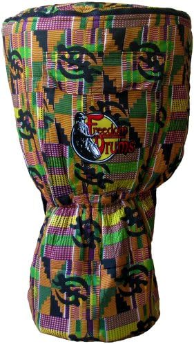 Kente CustomFit Djembe Case by Freedom Drums-24" x 13.5" (XL)