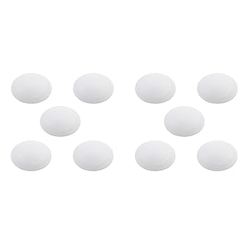 Hansi Home Xpert Türpuffer Bummsinchen 10 er Pack, Durchmesser 40 mm, 10 Stück, weiß, X502201-4