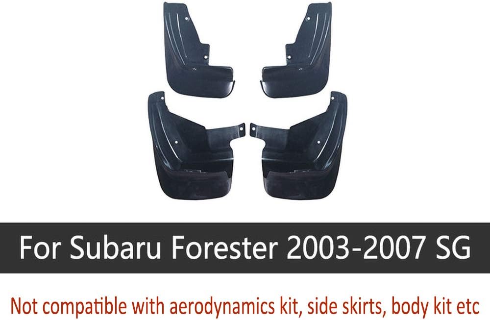 N2Qnice 4 PCS Front Rear Car Mudflaps for Subaru Forester