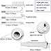 Iwalouges Portable High Frequency Facial Machine Anti Acne Wand Skin Tightening Spot Wrinkle Remover Machine