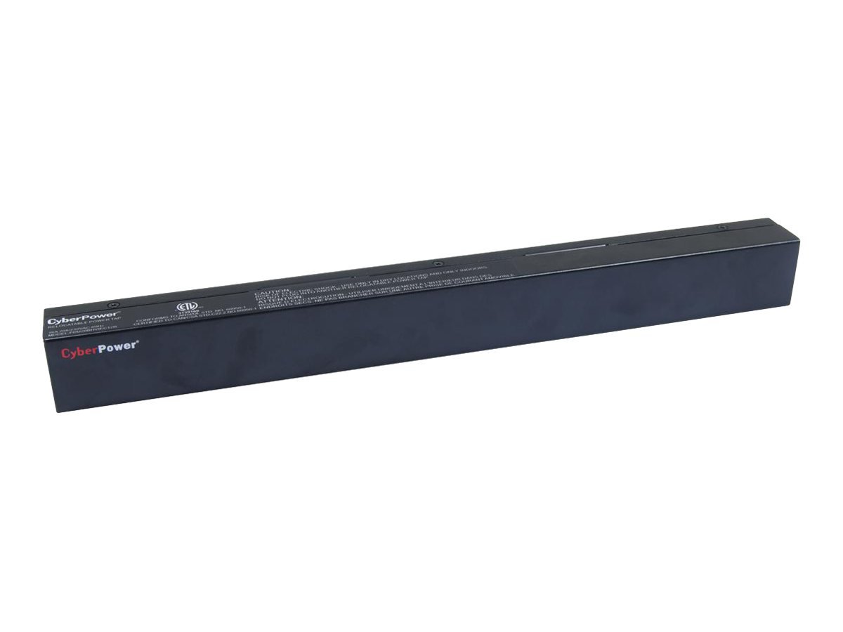 CyberPower PDU20BHVIEC12R Basic PDU, Single Phase, 16 Amps, 12 IEC C13, Vertical/Horizontal/Stand alone