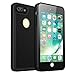 iPhone 7 Plus Waterproof Case, iThrough Underwater Case for iPhone 7 Plus,Dust Proof,Snow Proof, Shockproof,Heavy Duty Protective Carrying Slim Case Cover for 7 Plus,5.5'' with Touch ID (Black)