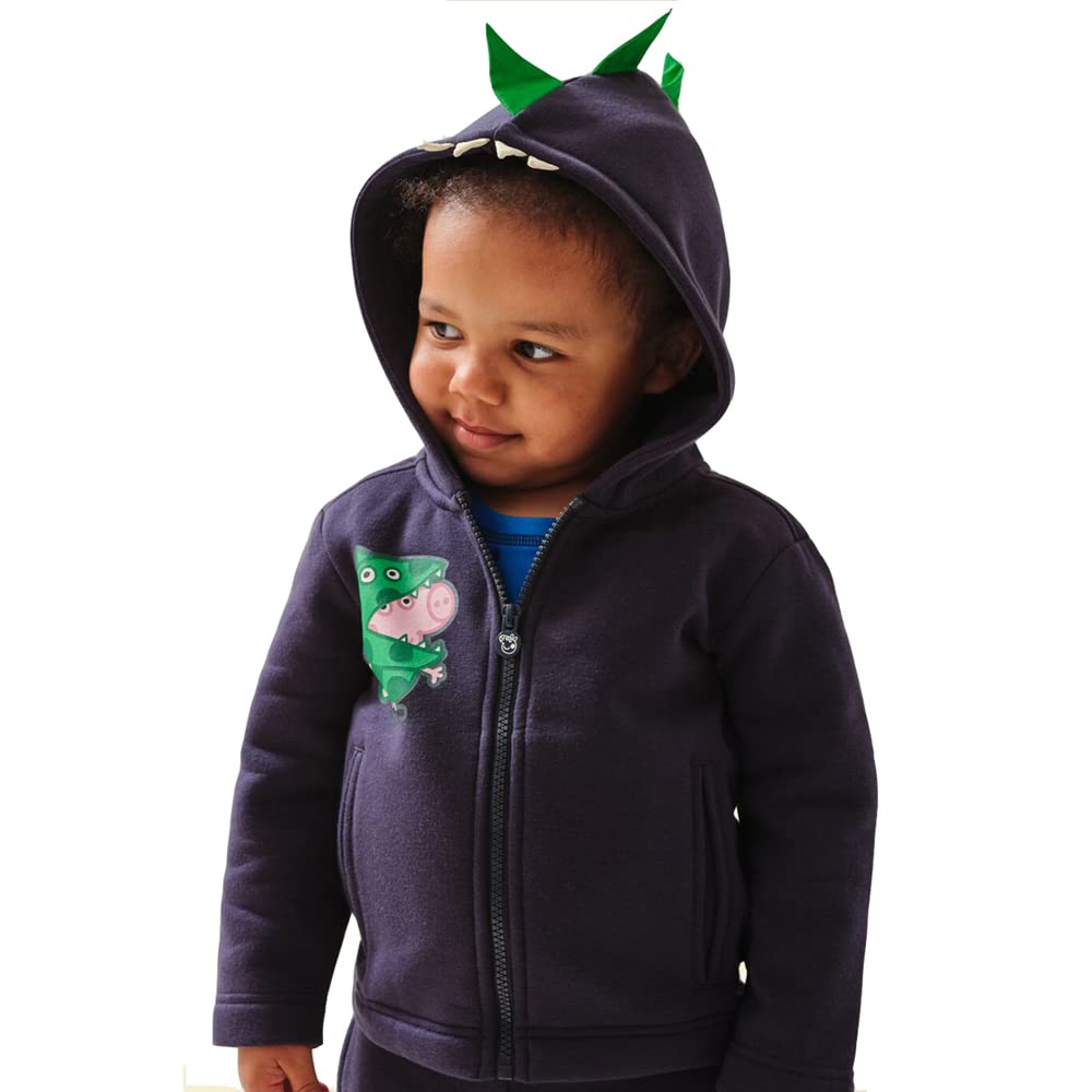 Regatta Unisex's Peppa Zip Through Sweater, Navy, 24 Monate