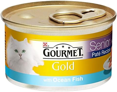 Gourmet Gold Senior Pate Recipe with Ocean Fish (85g) - Pack of 6