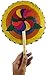 13'' Palm Hand Fans, 4 Pack Palm Leaf Hand Fans, Bundle Decorative Handfan, Wicker Floral Fan, Fiesta Party, Floral Handfan, Handmade Palm Fans, Perfect Wedding Favor Fans,