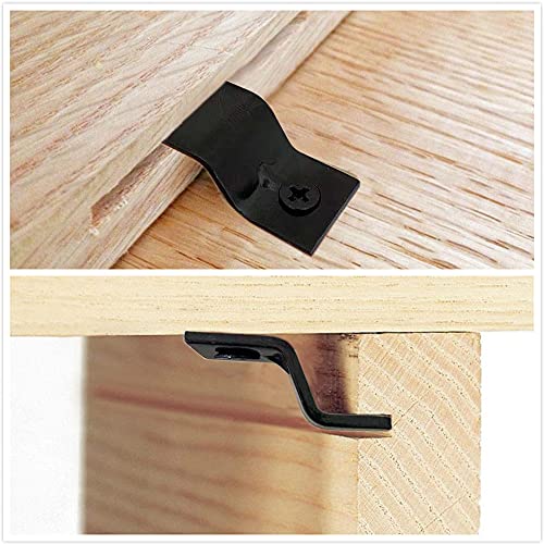 Table Top Fasteners, Z Clips for Table Tops 40 Packs (Black) Pricepulse