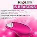 REDLIPS Vibrator Massager for Men and Women Great for Stress Relief (Pink)
