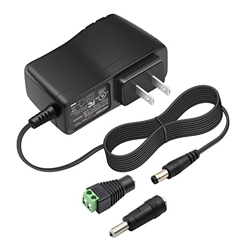 UL Listed] Power Supply 12V 2A/2000mAh Charger, AC to DC Transformer 12V Switching Adapter Cord for LED Strip/