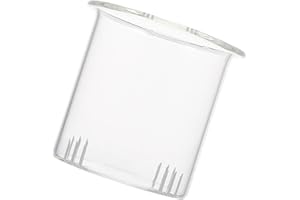 NUOBESTY Glass Tea Infuser Strainer Replacement for 600ml Teapot Detachable Glass Tea Filter for Loose Leaf