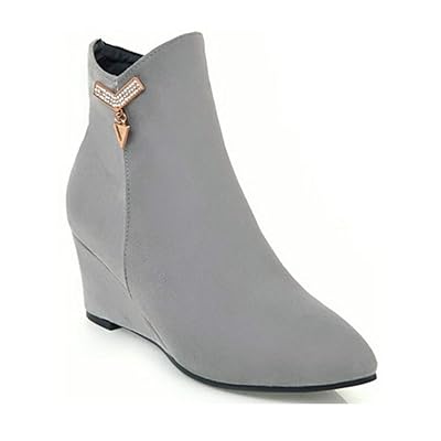Stylish Women's Wedge Ankle Boots with Pointed Toe Ghana Ubuy
