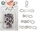 Cozia Shirt Collar Extenders Metal Button Extenders for Dress Shirts & Pants 12-Pack