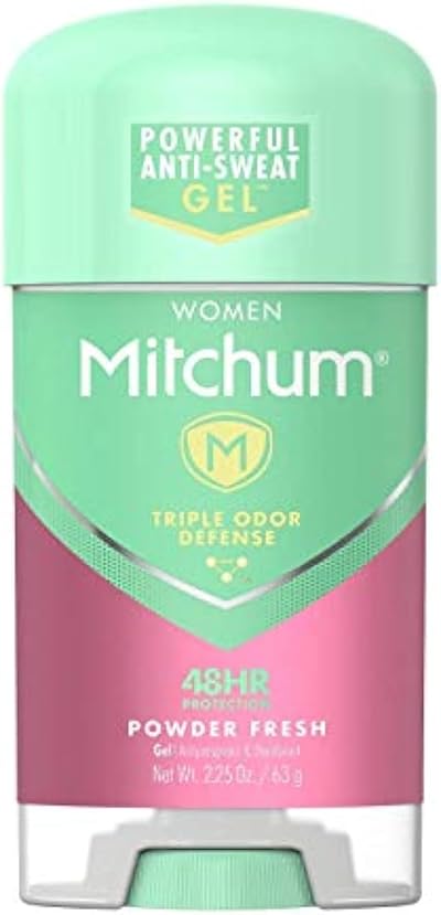 Mitchum Women Gel A/P Powder Fragrance 2.25 oz Aluminum Free