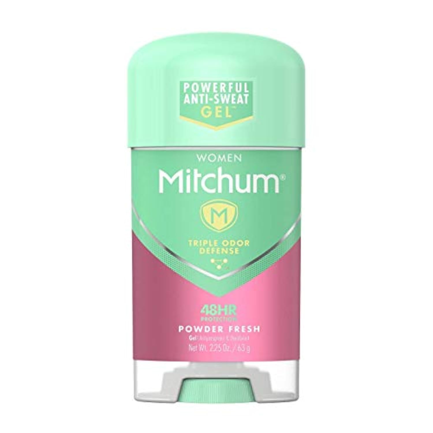 Mitchum per le donne Power Anti-permeant Gel Fresh Neve Deodorant 2.25 eleven (pack of 2) - confezione può differire
