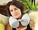 Dot&Dot Twist Memory Foam Travel Pillow for Airplanes - Travel Neck Pillow for Sleeping - Airplane Pillow for Neck Support - Adjustable, Bendable Neck Roll Pillow (Dark Blue, One Size)