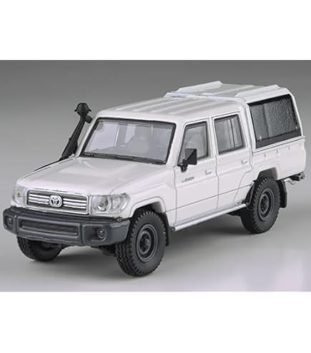 2014 Toyota Land Cruiser 71 SWB French Vanilla White 1/64 Diecast Model