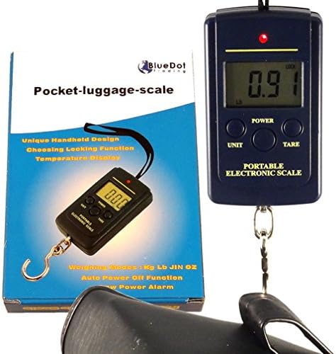 Moondon Portable Electronic Hanging Fishing Digital Pocket Weight Hook Scale 40kg/10g