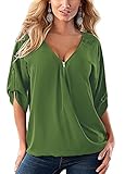 Sumtory Women's Chiffon Sleeve Tops