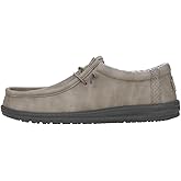 HEYDUDE Wally Classic Grey Size 10, Men’s Shoes, Slip-on Loafers, Comfortable & Light-Weight