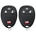 KeylessOption Keyless Entry Remote Control Car Key Fob Replacement for 15114374 (Pack of 2)
