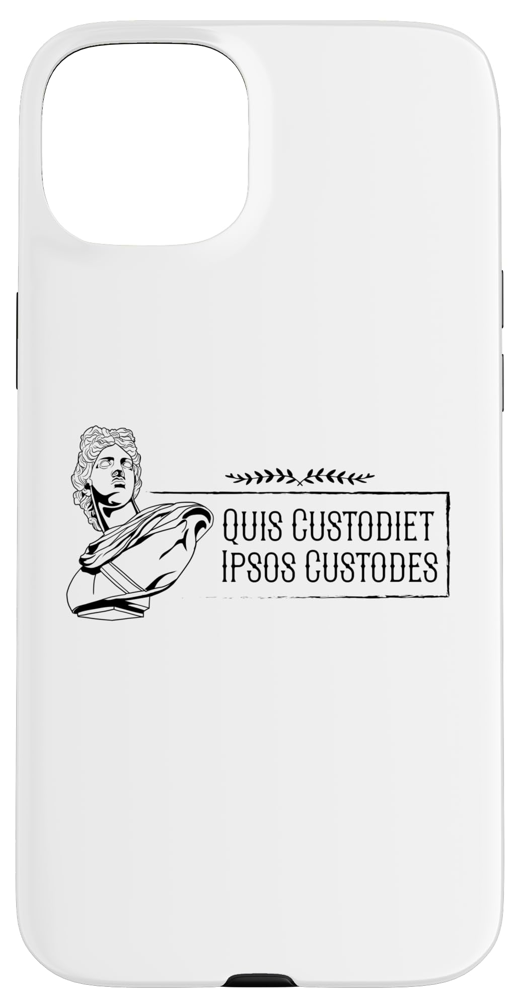 iPhone 15 Plus Latin saying - Quis custodiet ipsos custodes Case