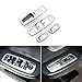 JeCar Window Lifter Switch Buttons Decorative Frame Cover Trim for Jeep Grand Cherokee & Cherokee 2011-2017 (Silver)