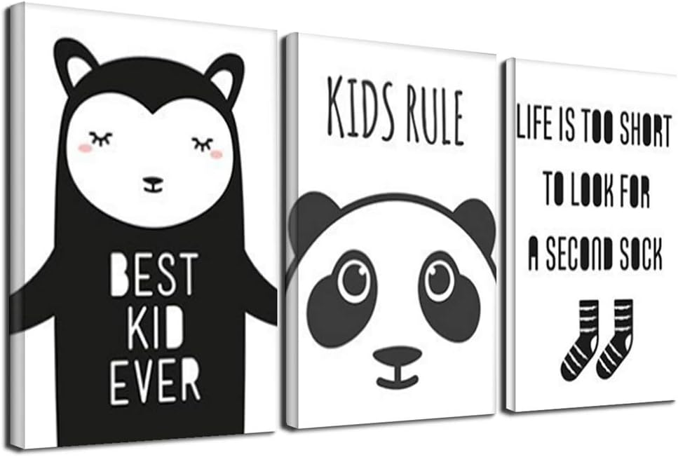 Decoración del dormitorio de la muchacha Cartel de la lona artística