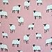 Sheep Print Design Scarves for Women Lightweight Large Size Scarf (Dusty rose)