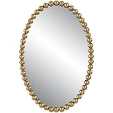Serna - Oval Mirror-30 Inches Tall and 20 Inches Wide-Gold Leaf Finish
