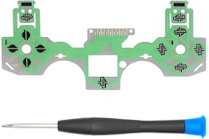 MMOBIEL Flex Ribbon Conductive Film Keypad Replacement for PlayStation PS4 Controller Dualshock 4 JDS-001 / JDS-011 Incl (+) 
