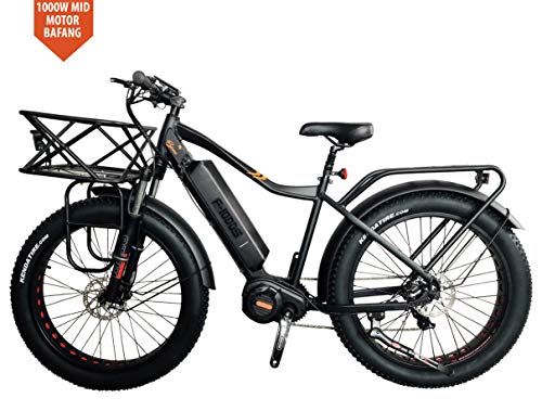 Bpmimports BPM 1000W BAFANG MID Drive 48V 17AH White Fat TIRE Electric Bike Bicycle Bpmimports BPM 1000W BAFANG MID Drive 48V 17AH White Fat TIRE Electric Bike Bicycle