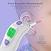 CocoBear Baby Thermometer, Digital Forehead and Ear Thermometer with Fever Alert Silent Mode Accurate Infrared Thermometer for Baby Kid and Adult