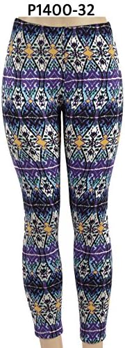 Docele Women's Fur Lined Printed One Size Leggings 1400 (P1400-32)