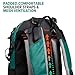 OutdoorMaster Hiking Backpack 45L - w/ Waterproof Cover - Light Green - UPGRADED