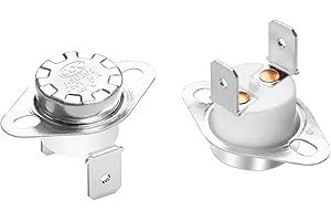 Aopin Thermal Control Switch KSD301 Normally Closed NC 100 Degrees 250V High Current 30A Thermostat Temperature Switch 2pcs